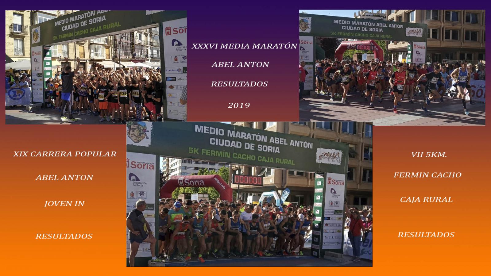 XXXVI MEDIA MARATÓN ABEL ANTÓN  CIUDAD DE SORIA